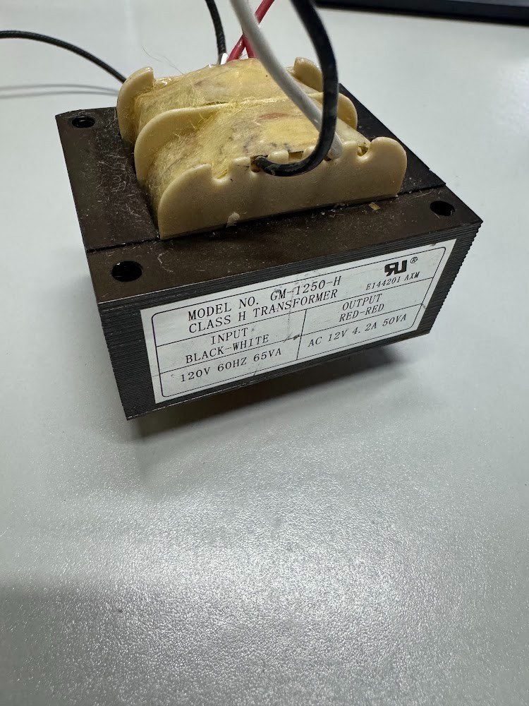GM-1250-H CLASS H TRANSFORMER 120V G0HZ 65VA