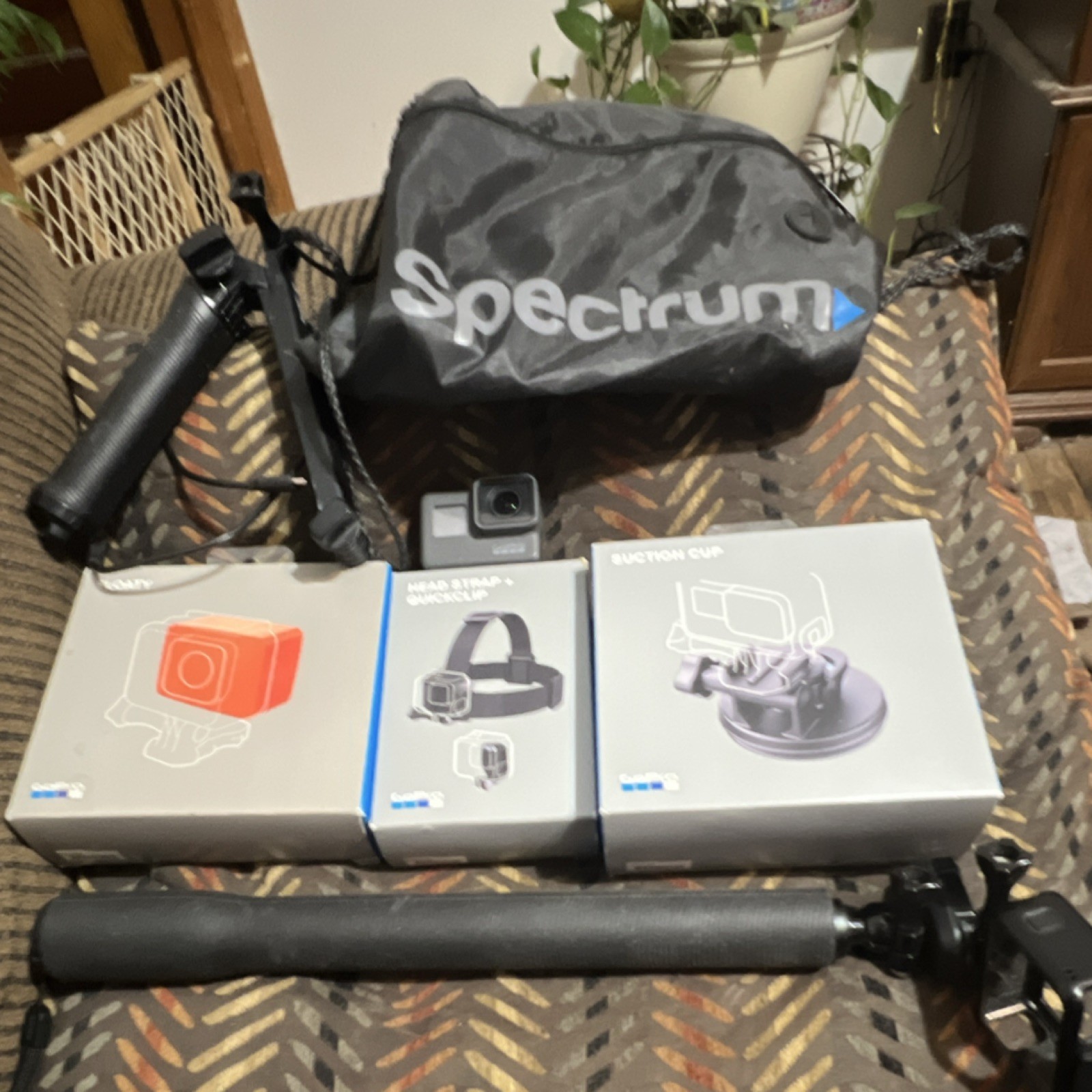 GoPro Camera Accessory Bundle Head Strap QuickClip Suction Cup Floaty Bag