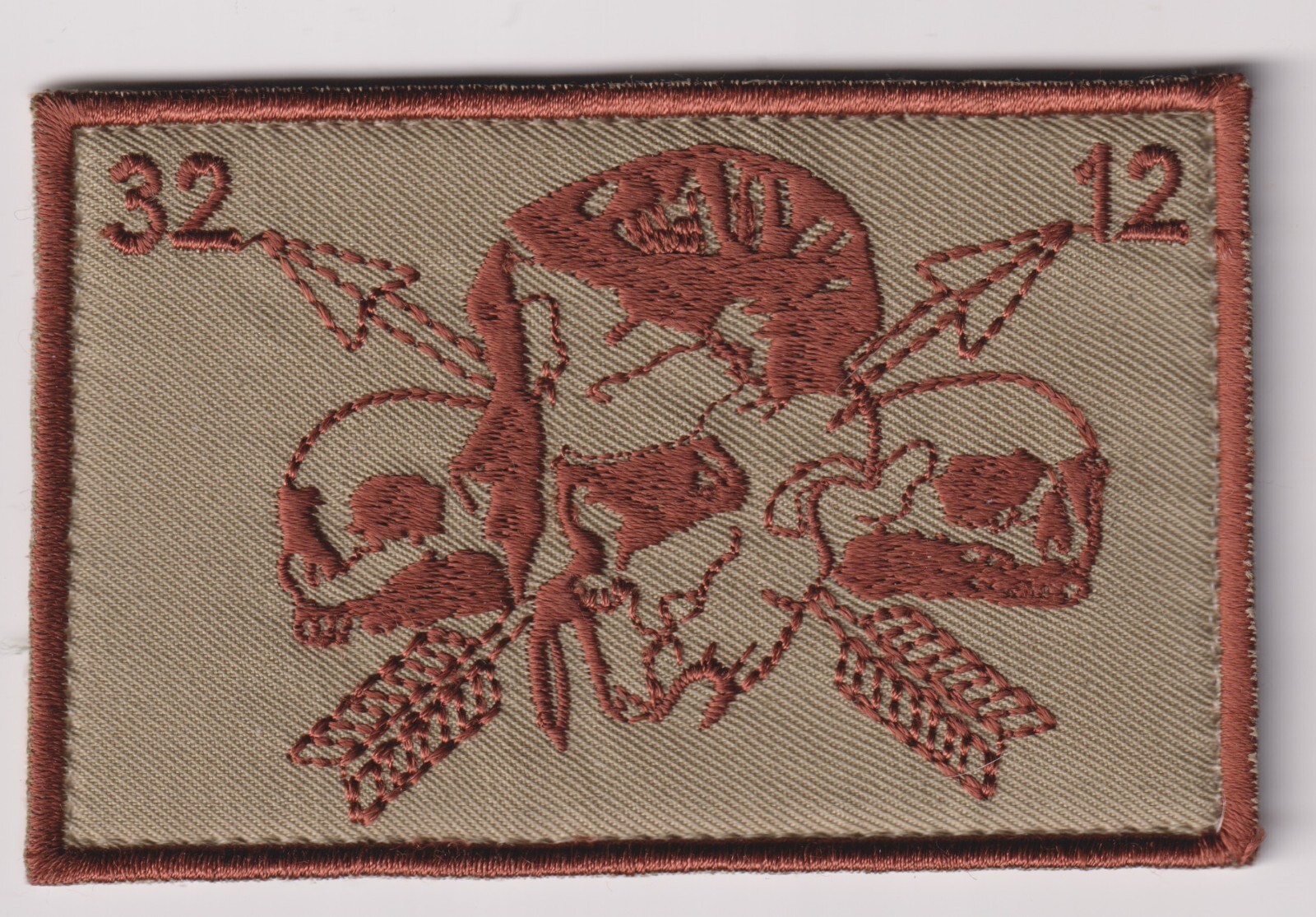 ODA 3212 three sculls patch US Army Special Forces Afghanistan made