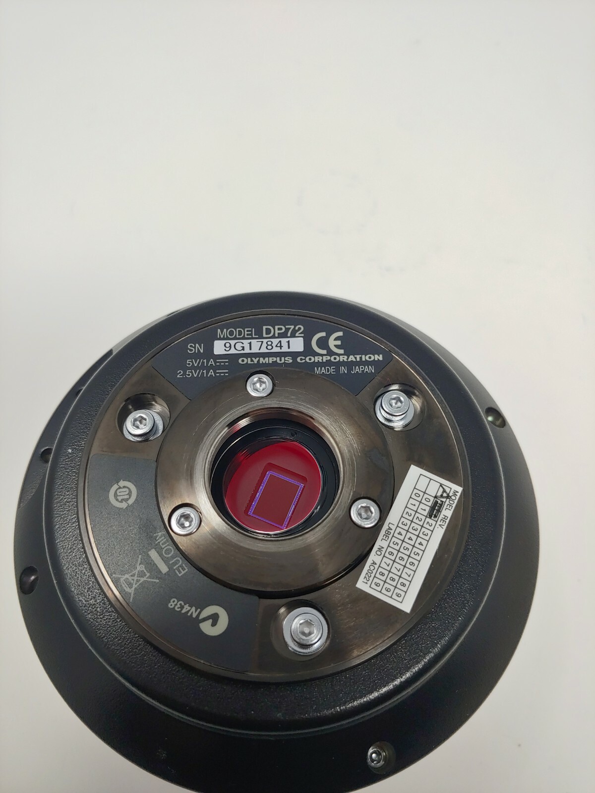 Olympus DP72 Microscope CCD Camera Head 12.8 MP Megapixel Camera Only
