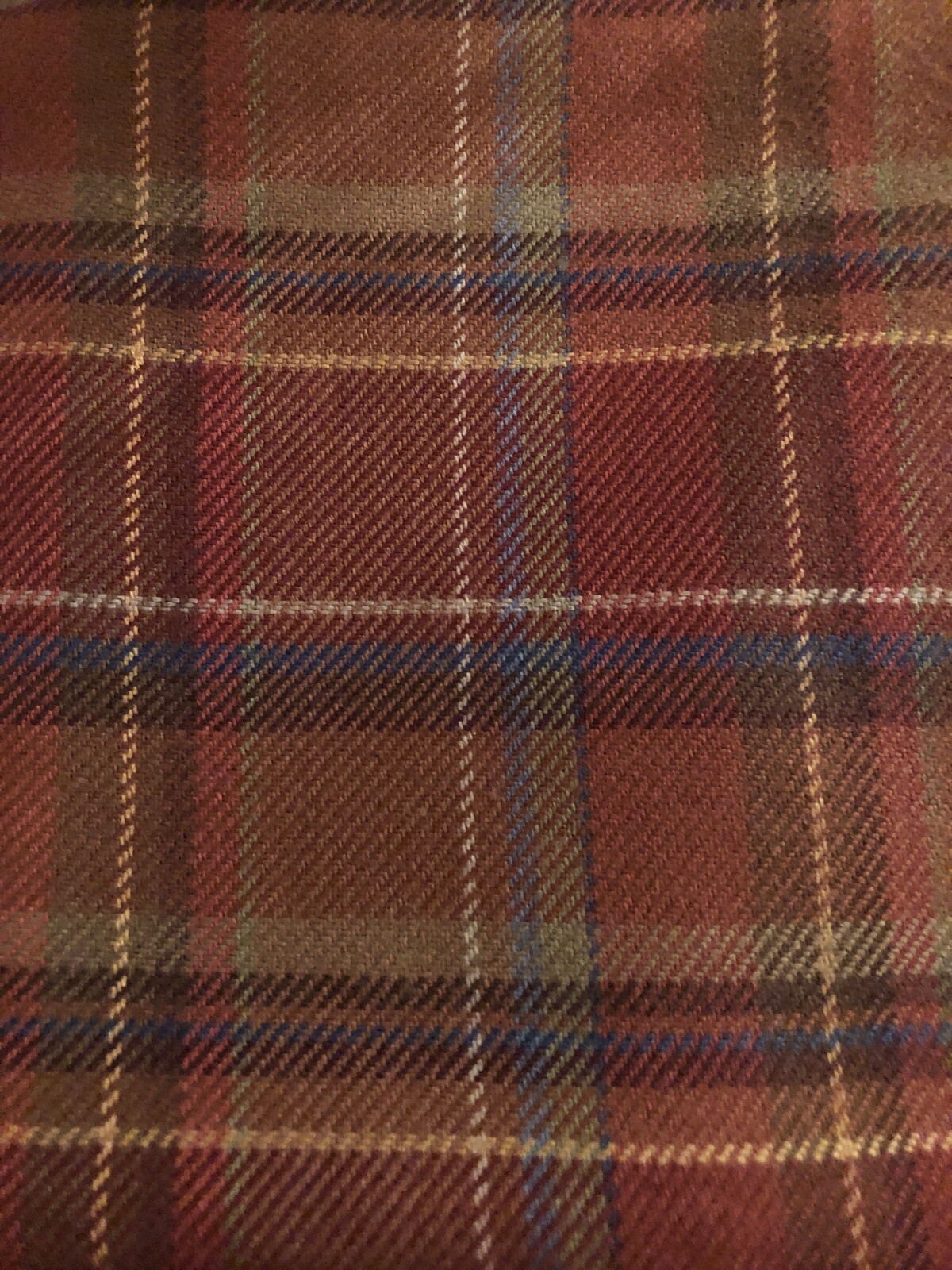 Longaberger Napkin Basket Liner - Tobosso Plaid