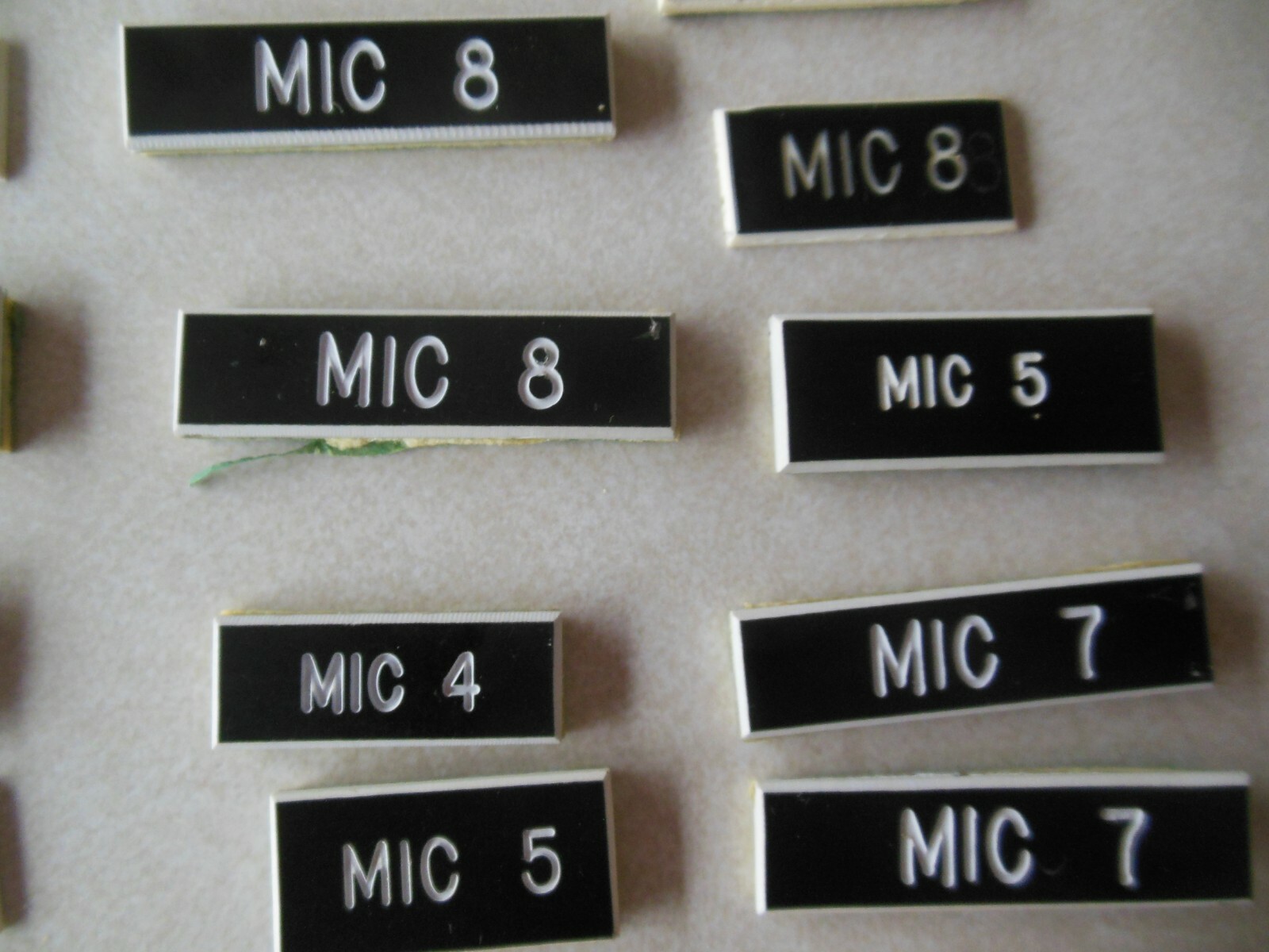 Lot of Misc. Amp Labels - Approx. 47 pieces