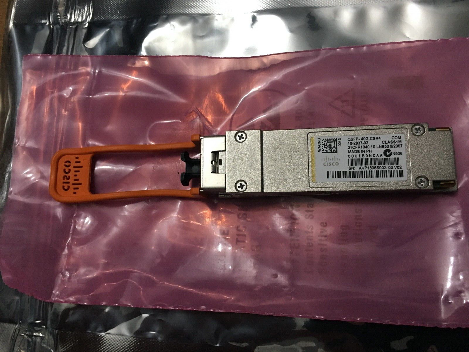 LOT OF 60 NEW Original Cisco QSFP-40G-CSR4 QSFP 4X10GBASE-SR XCVR MOD MPO 300M