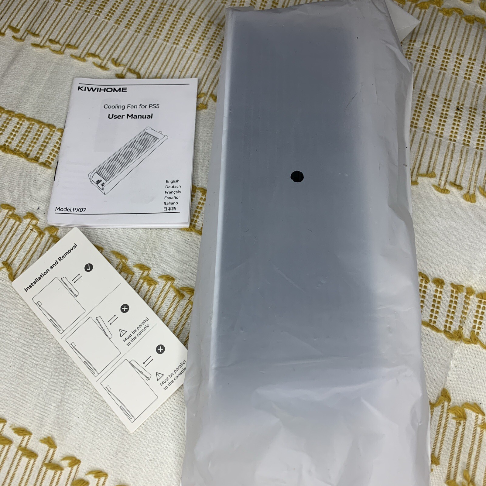 Cooling Accessories for PS5, KIWIHOME Horizontal Cooling Fan for PS5