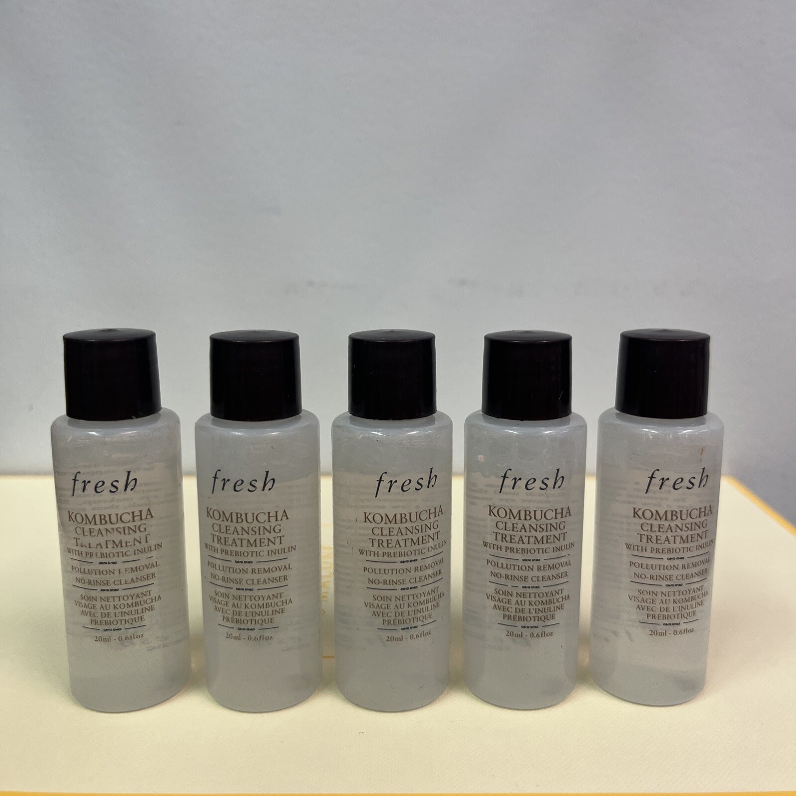 5, Fresh Black Tea Kombucha Facial Treatment Cleansing Essence 20 Ml Each