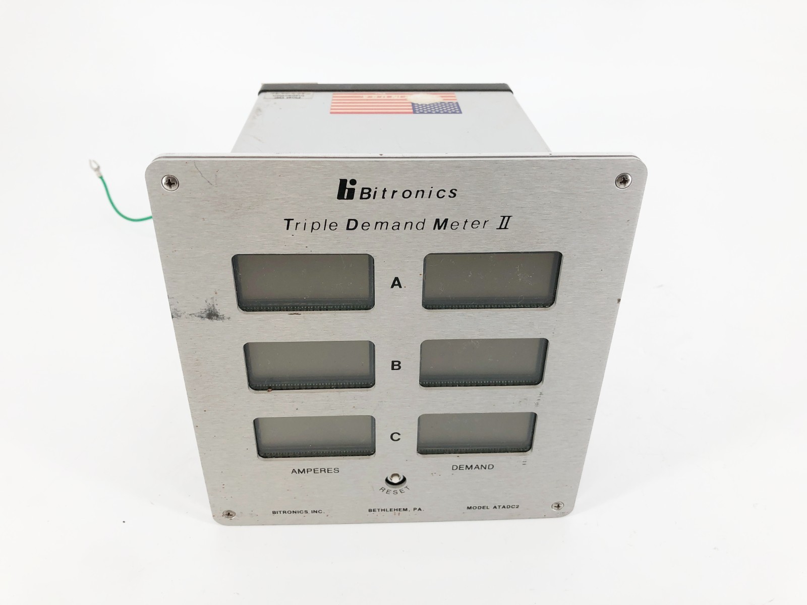 Bitronics ATADC2 Triple Demand Meter II Ratio 1200:5 120VAC