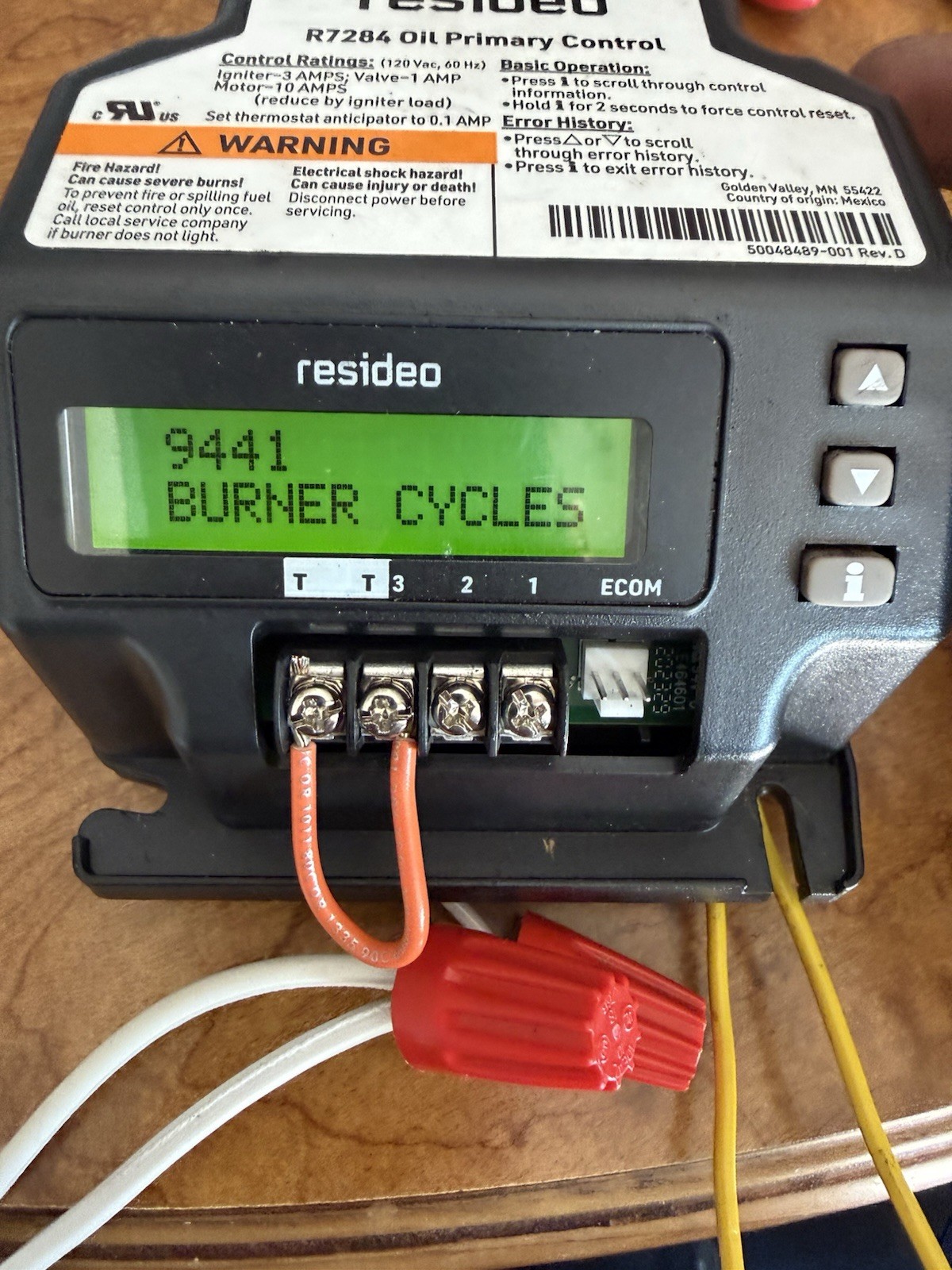 1-(used) R7284 Oil Primary Control