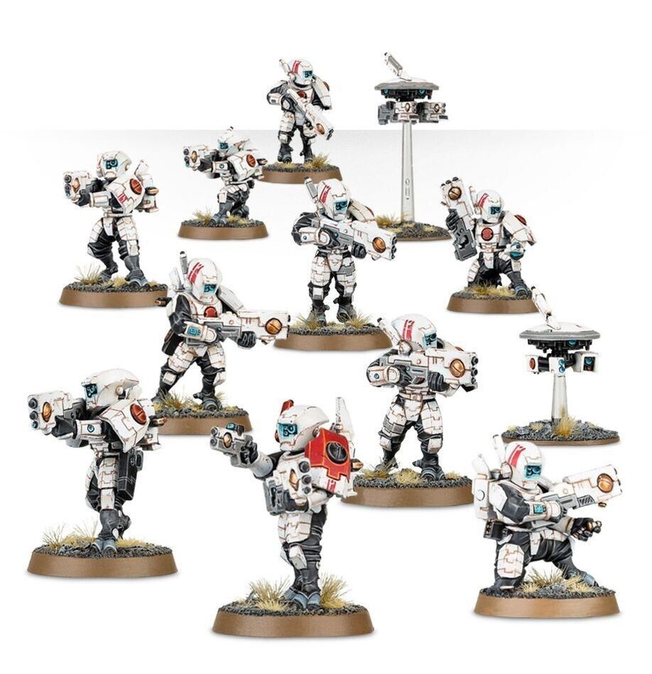 10x Strike or Breacher Fire Warriors - T'au - New on Sprue - US Import Tax Paid*