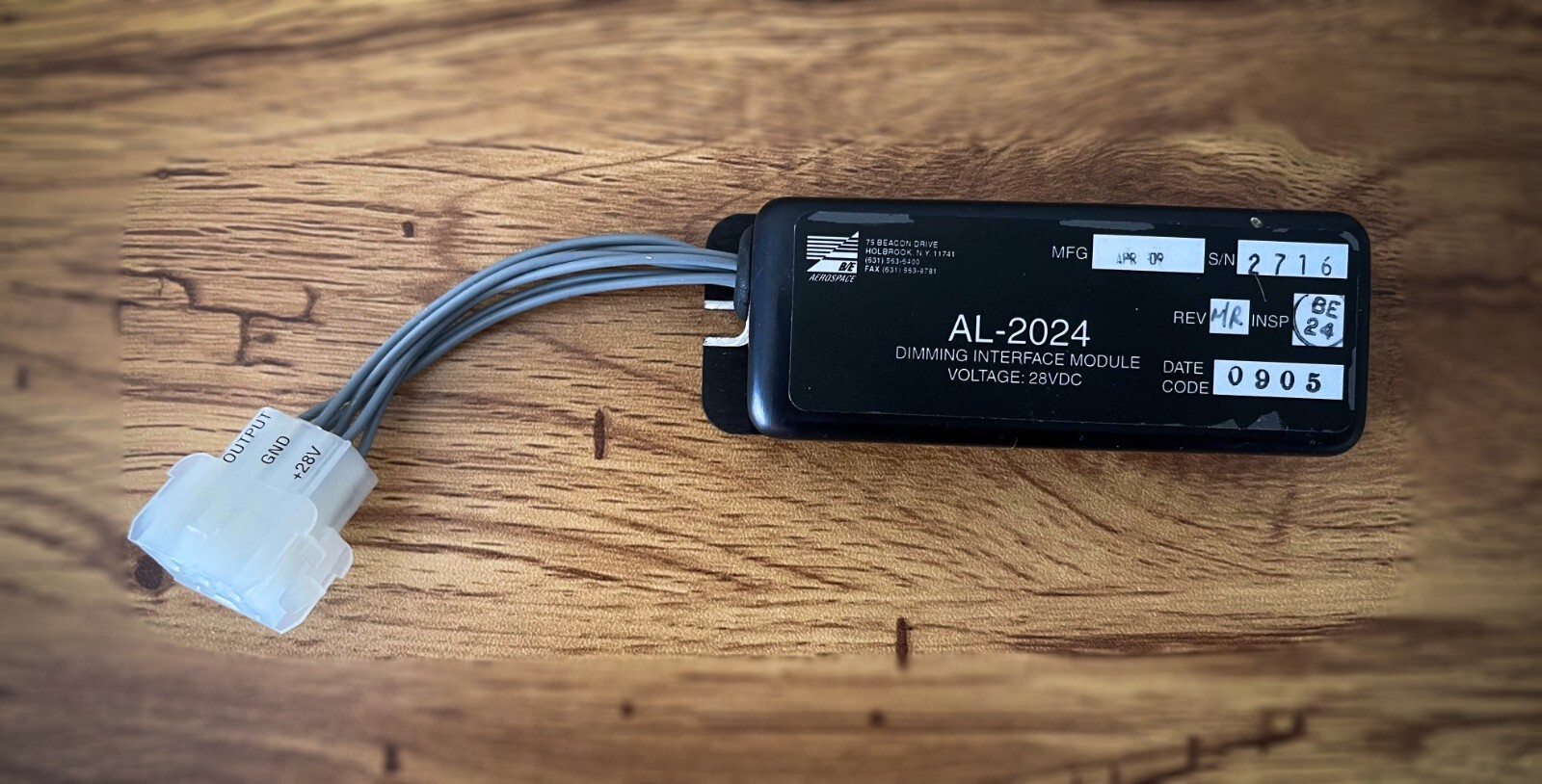 Dimming Interface Module PN: AL-2024 Voltage 28VDC (Aircraft Parts)