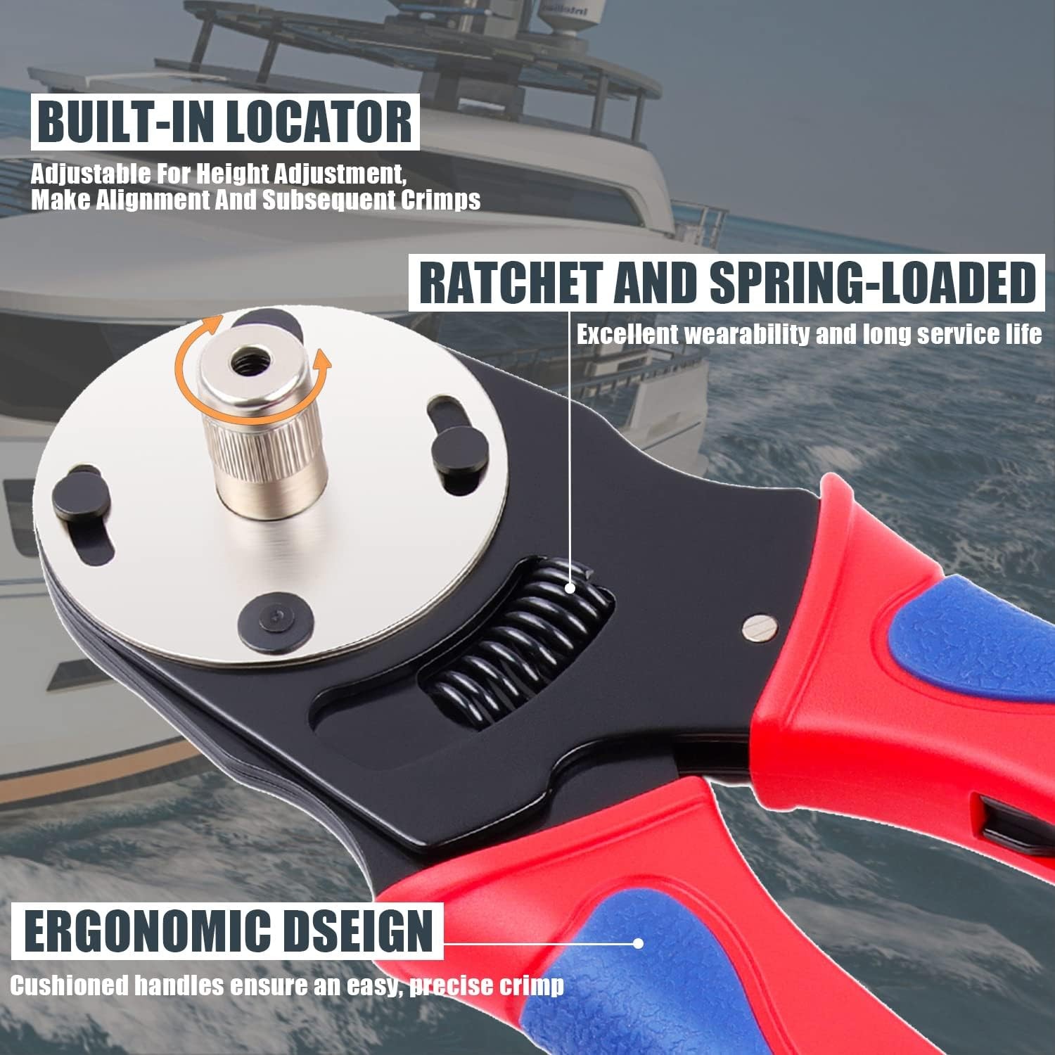 Deutsch Crimp Tool Size 16 Deutsch Connector Tool 4 Way Indent 8 Impression Type
