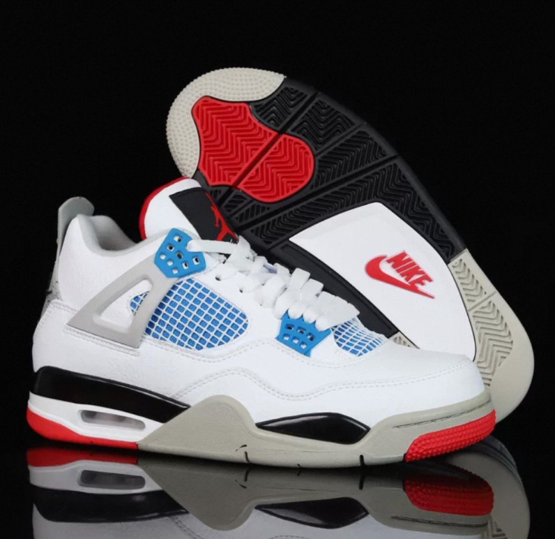 Men's Jordan 4 Retro SE "What The" Men's Basketball Shoes Mid Top Us Size7-12