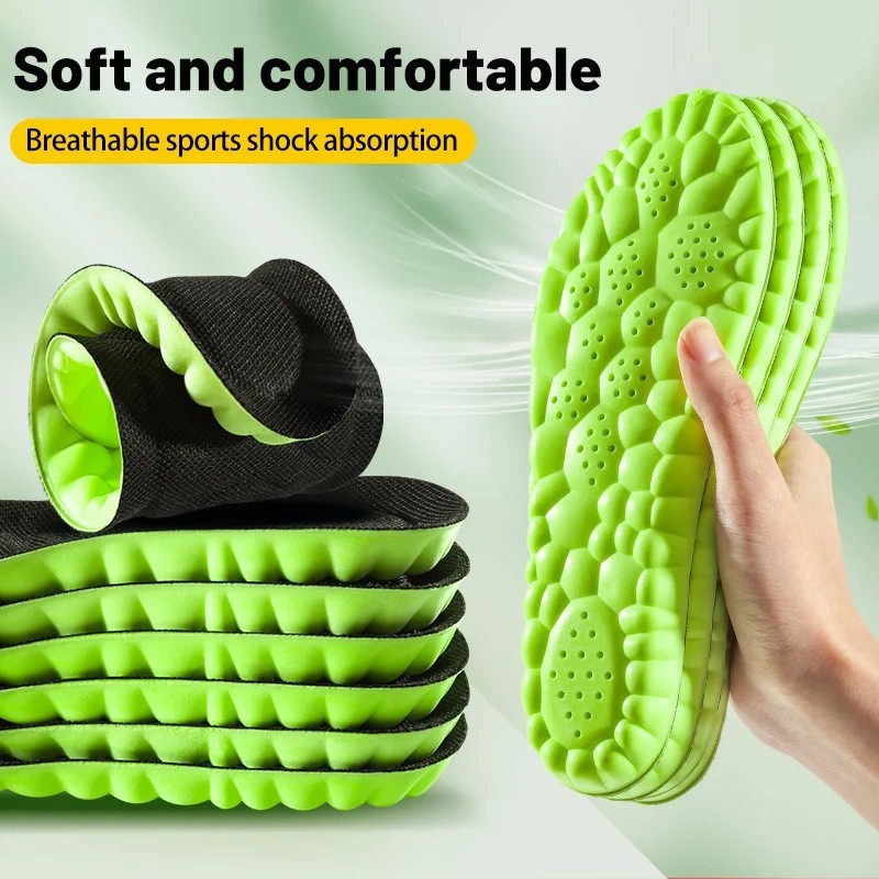 4D Sport Insole Super Soft Shock Absorption Orthopedic Shoe Inserts