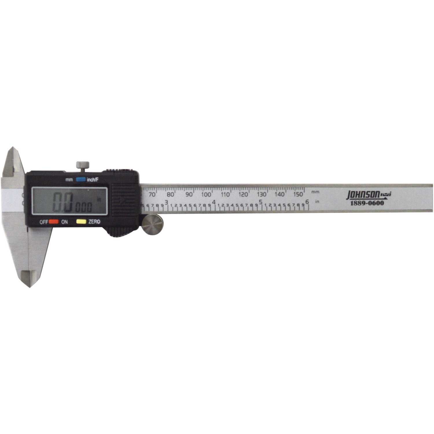 Johnson Level 0-6''/150MM Digital Caliper Stainless Steel