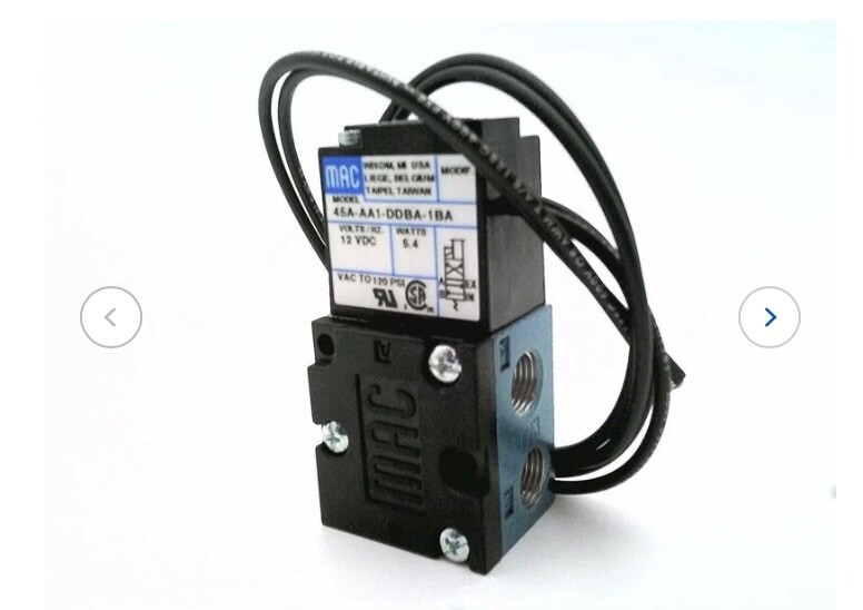 MAC Valves 45A-AA1-DDBA-1BA Solenoid Valve 12VDC