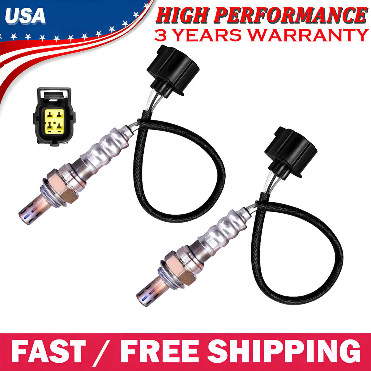 2X Oxygen O2 Sensor Upstream Downstream For Dodge Caliber Avenger Journey 2.4L