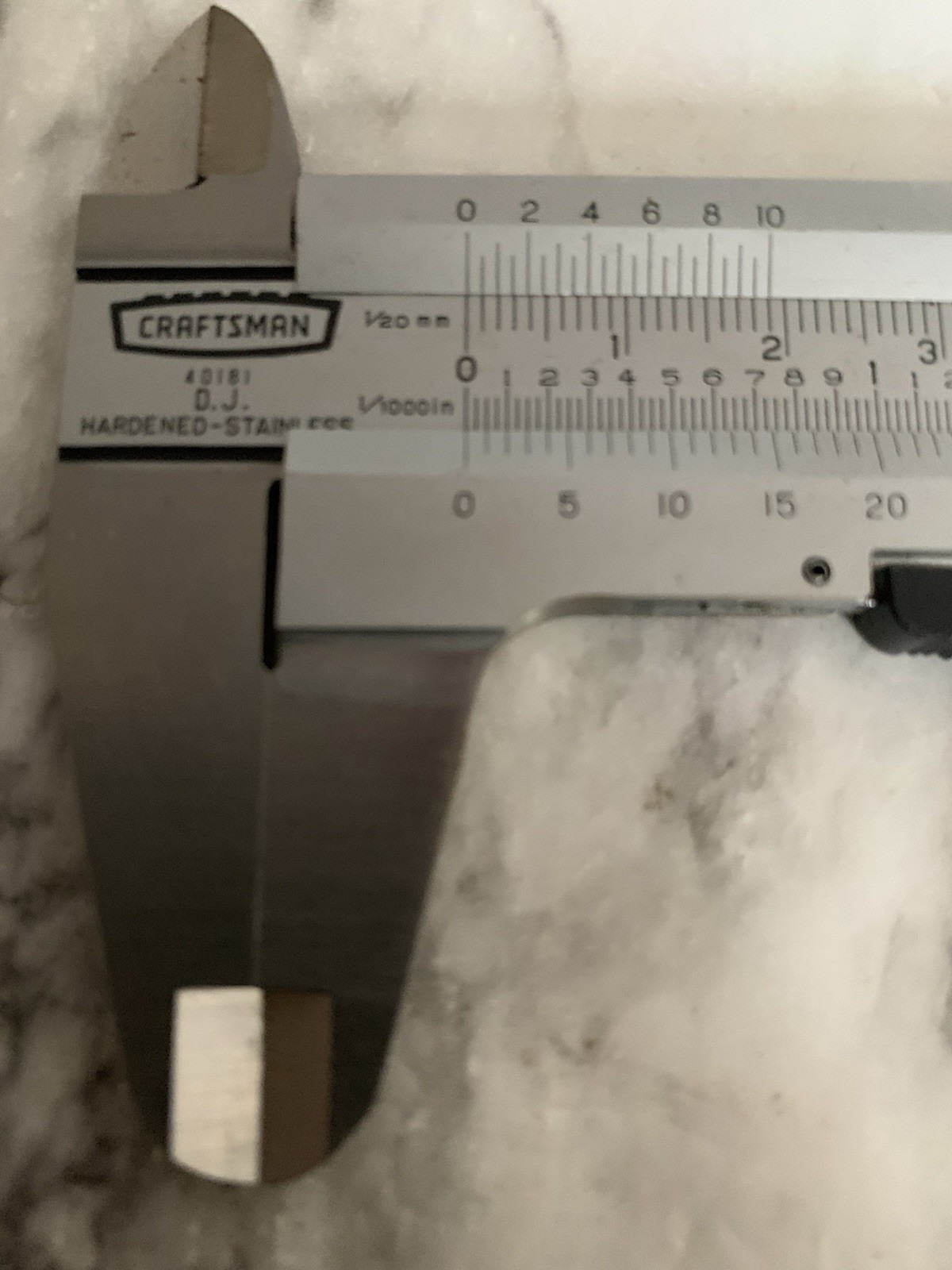 Vintage Craftsman Vernier Caliper & Case
