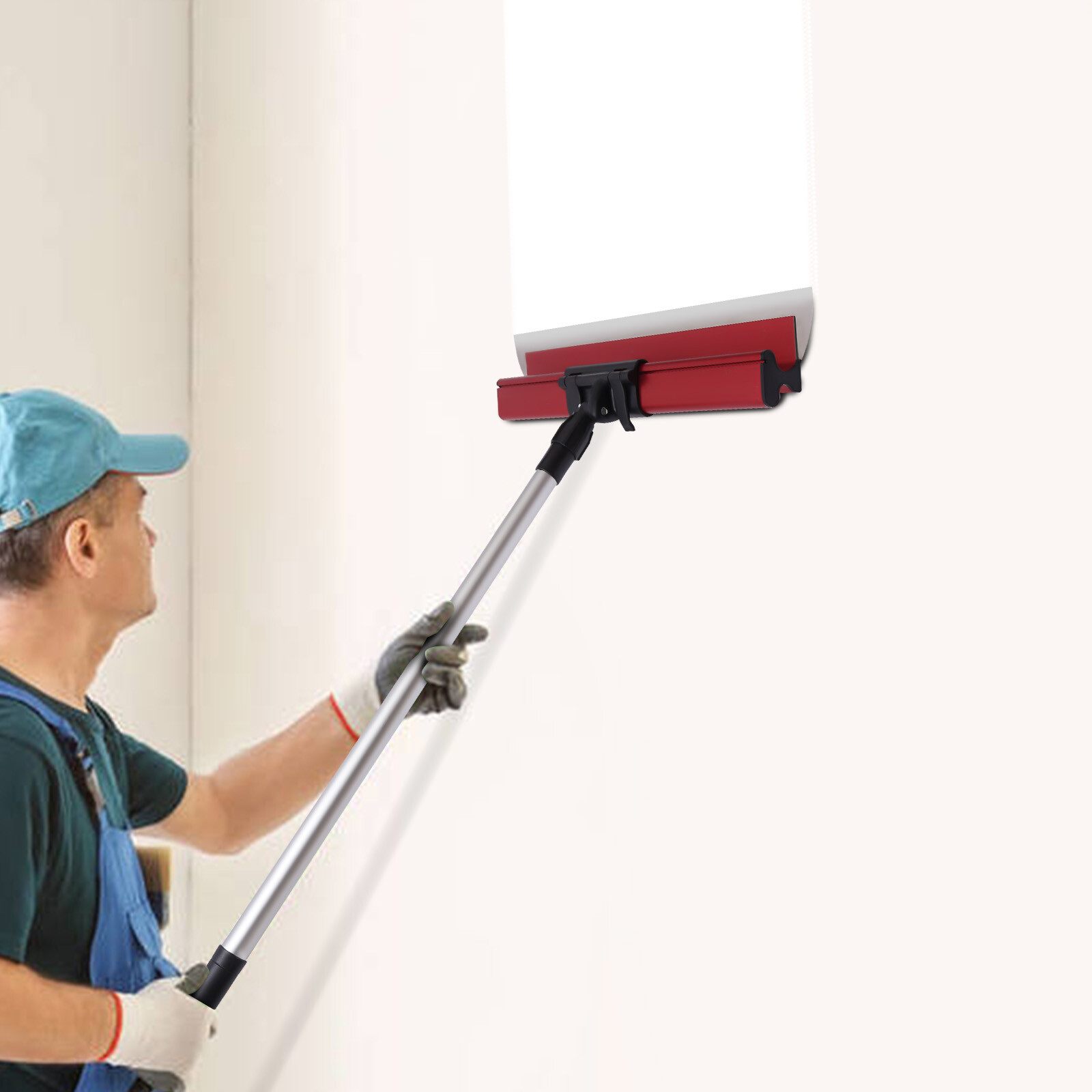 Drywall Skimming Blade Set W/ 40/60/80cm Blades + 35.4"-63" Extension Handle