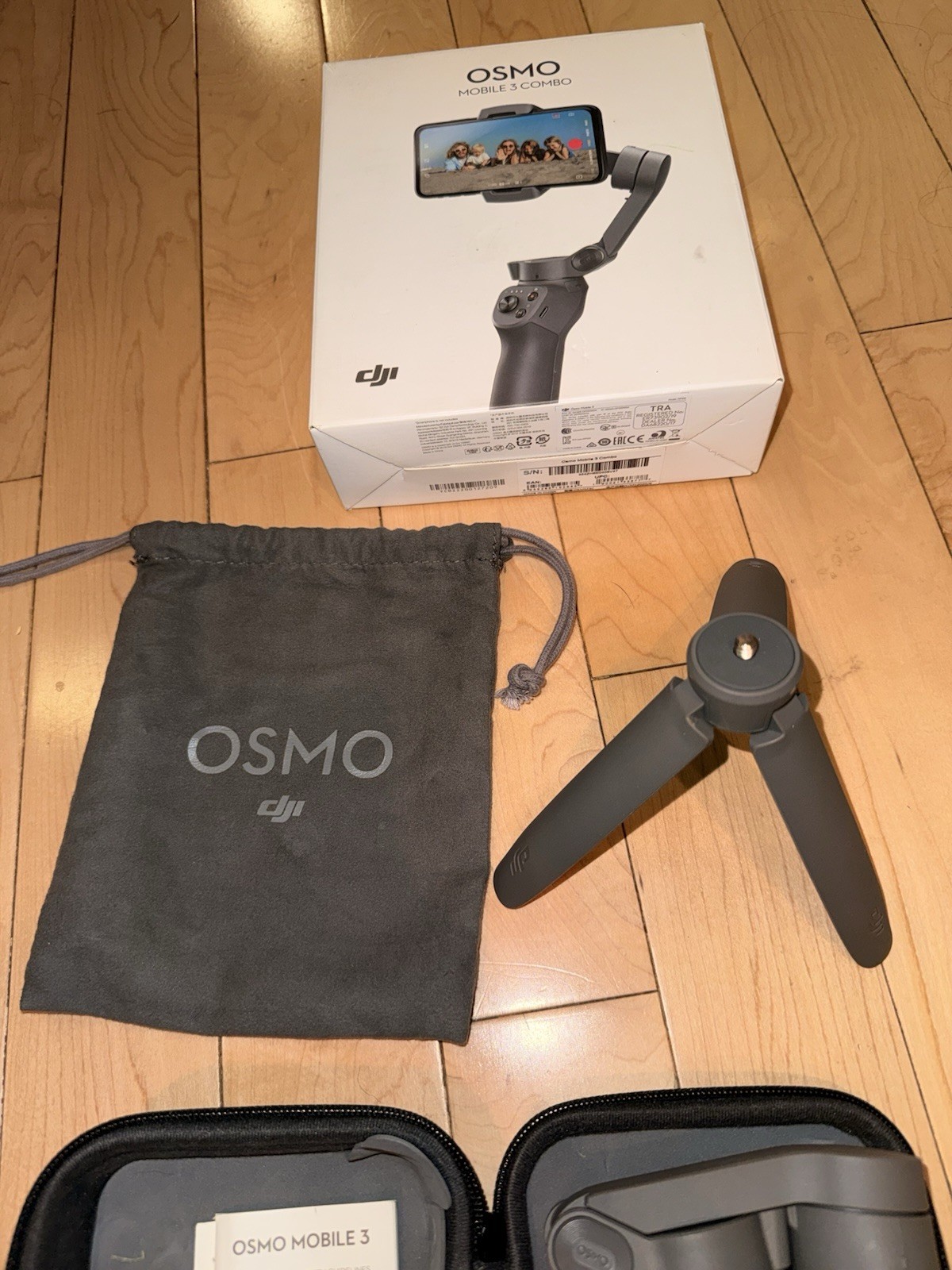 DJI Osmo Mobile 3 Combo Foldable Smartphone Gimbal Stabilizer Tripod Case