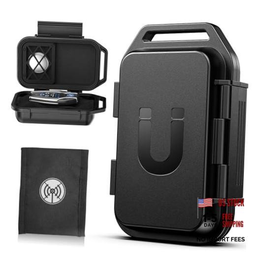 Magnetic Key Box, Magnetic Key Holder Under Car, Hide a Key Magnetic Basic 1pc
