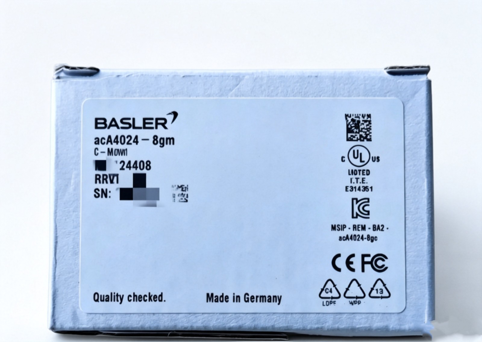 ACA4024-8GM NEW BASLER acA4024-8gm Industrial Camera ACA40248GM