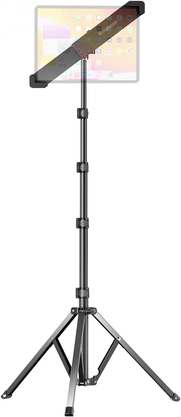2604102 Elitehood Metal iPad Tripod Stand & Adjustable 72’’