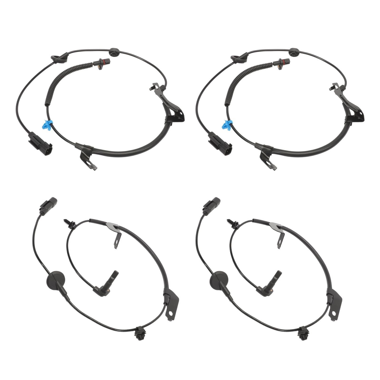 4 PCS Front Rear ABS Wheel Speed Sensor For 20072017 Patriot Compass Caliber