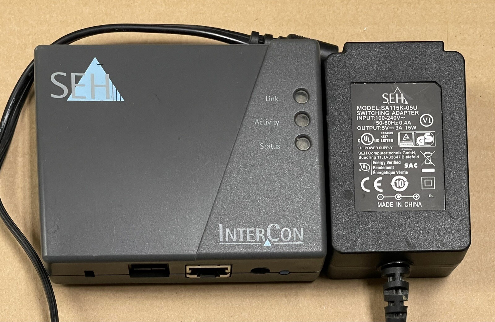 SEH PS1103 InterCon Printer Server