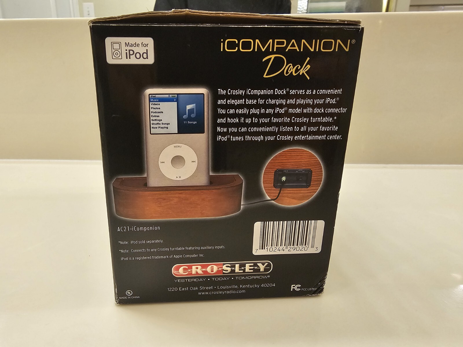 Crosley AC21 - Docking station - paprika - for Apple