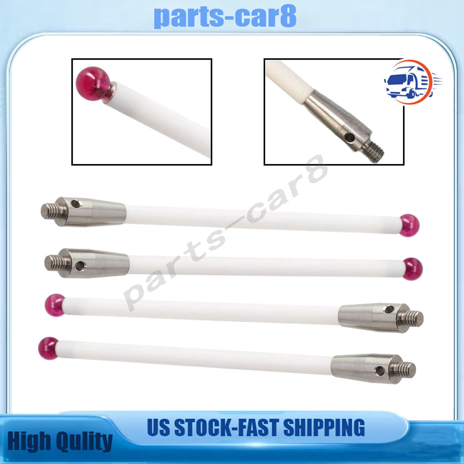 A-5000-3712 Fits Renishaw CMM Probe Stylus 100mm Ceramic Stem-6mm Ball Probe