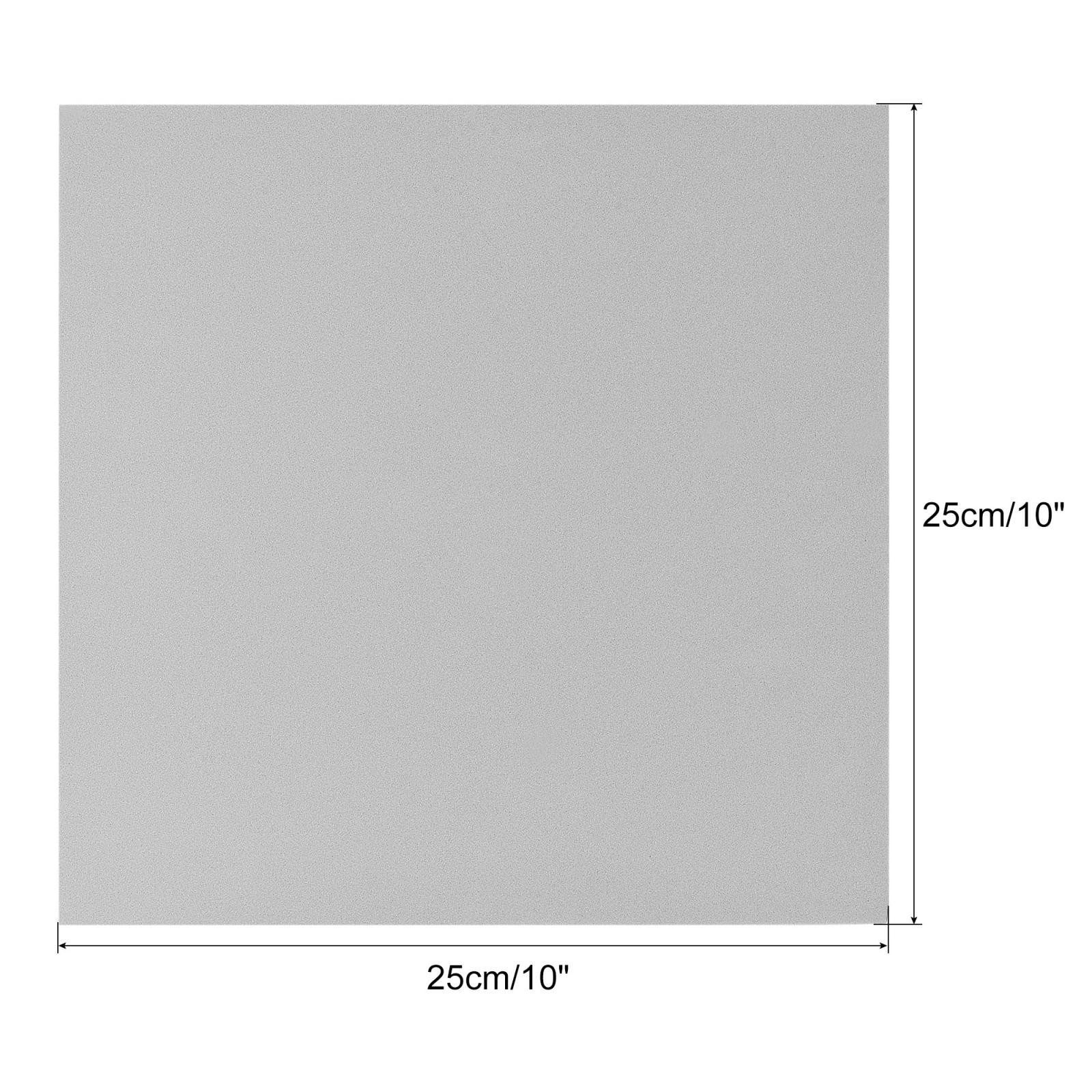 4 Pcs Grey EVA Foam Sheets 10 x 10 Inch 7mm Thickness for Crafts DIY Projects