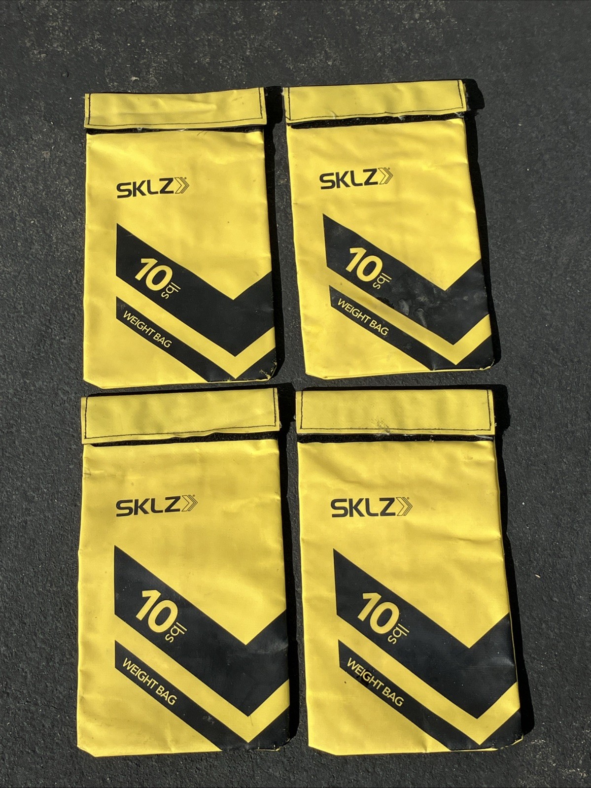 (4) SKLZ 10 LBS. Heavy Duty Sandbags CrossFit Fitness Strength Training Workout