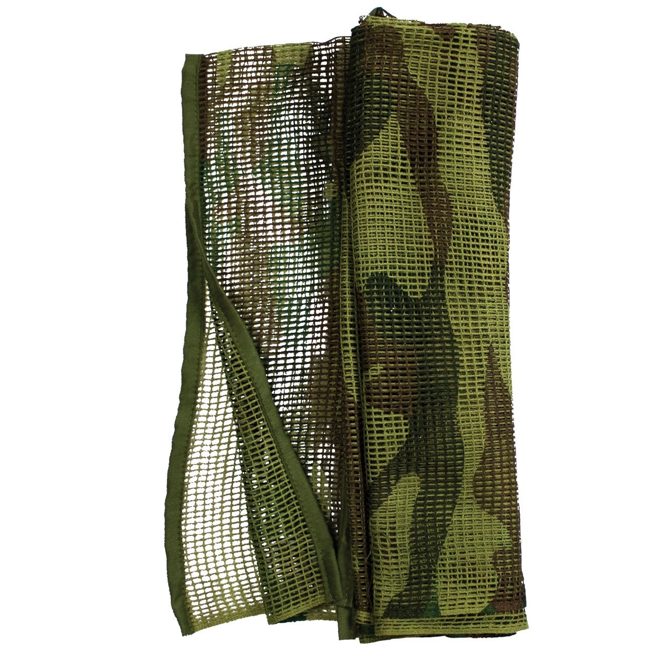 Red Rock Outdoors Sniper Veil Tactical Scarf Woodland Camo 100% Cotton 72" x 34"