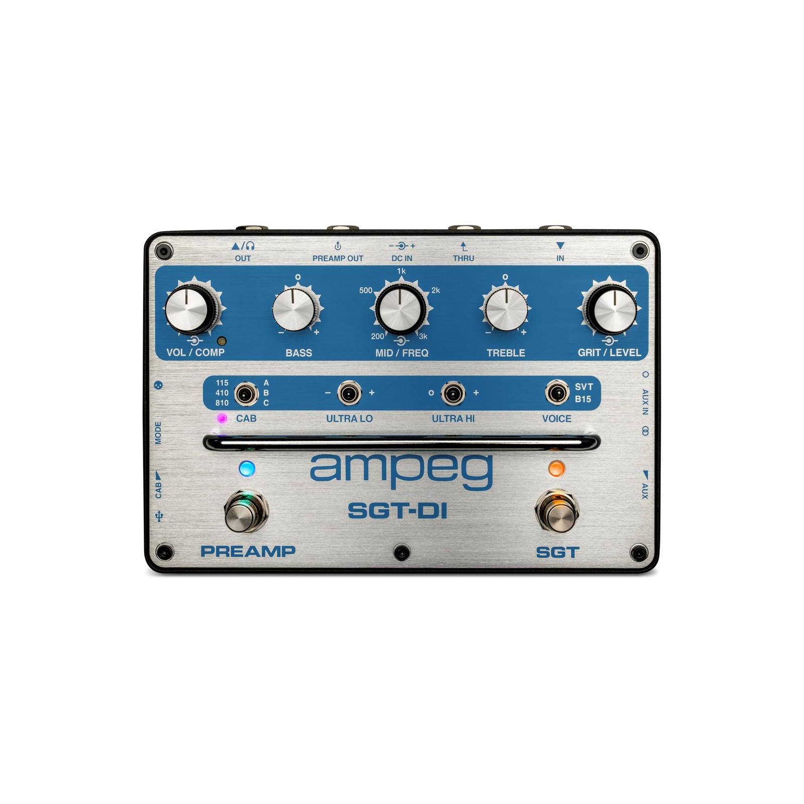 Ampeg SGT-DI Preamp Compressor and DI Blue Line