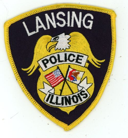 ILLINOIS IL LANSING POLICE NICE SHOULDER PATCH SHERIFF