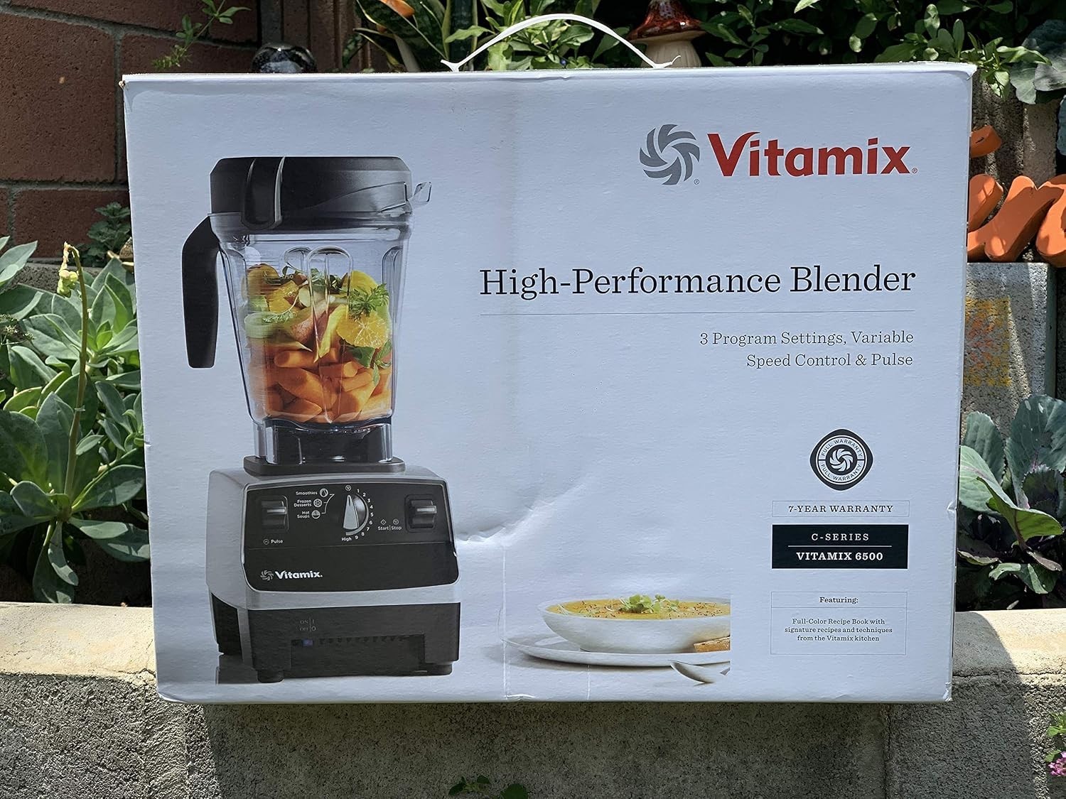 Vitamix 6500, Professional-Grade Blender with 3 Presets, 2.2 HP motor, 64oz low