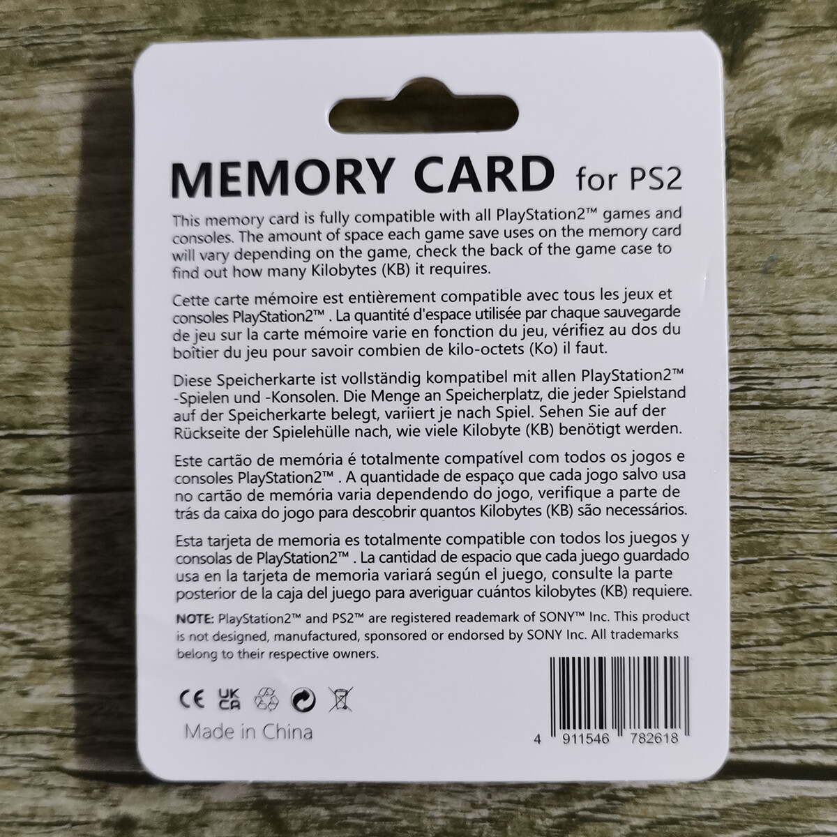 NEW PS2 MEMORY CARD 256MB FOR SONY PLAYSTATION 2