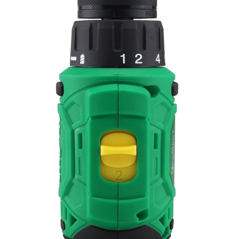 Brushless 12V Cordless Drill Driver 18+1 Setting Variable Speed 2 Batteries Char