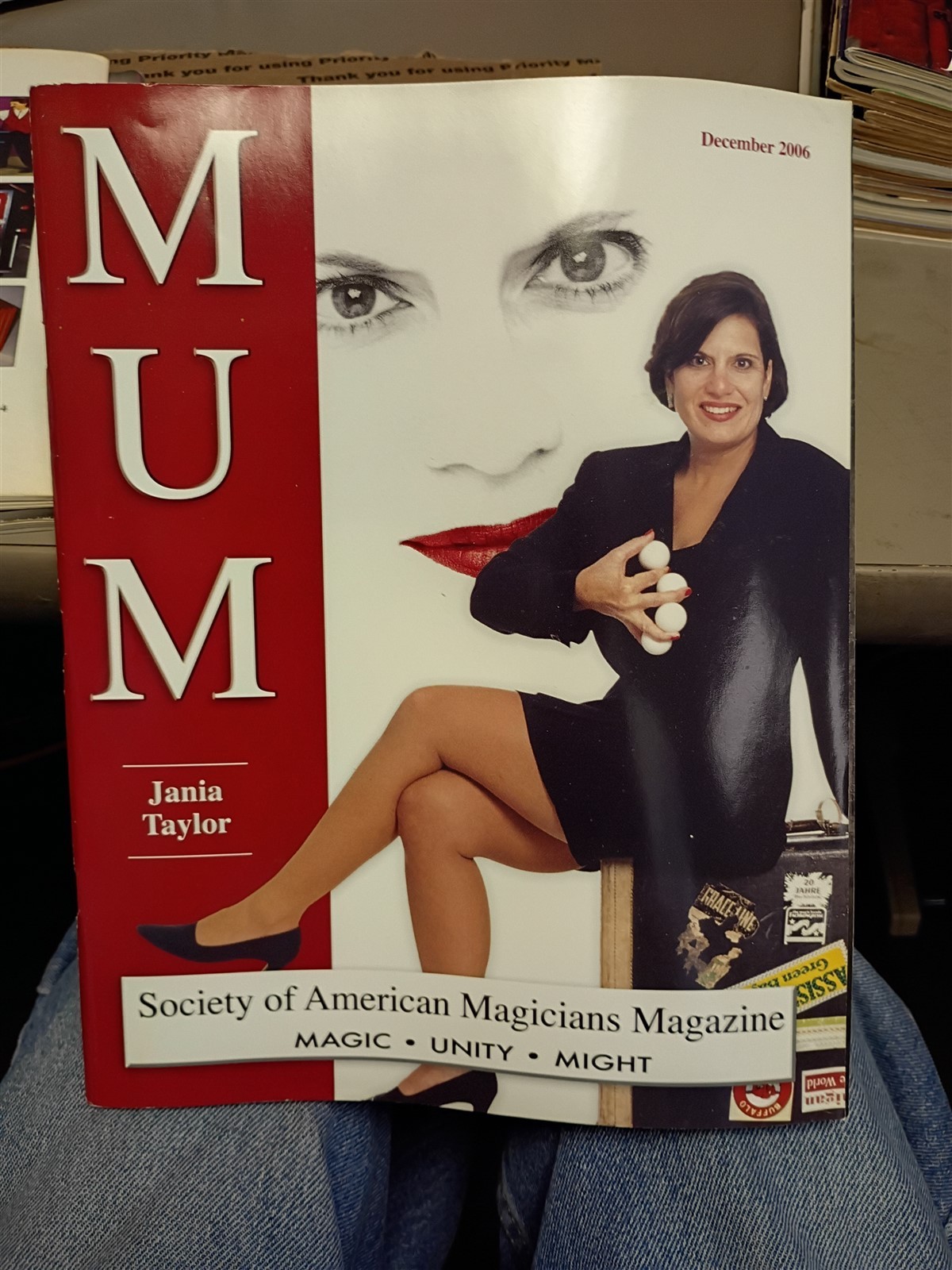 Jania Taylor MUM Society of American Magicians Magazine Issue December 2006 #13