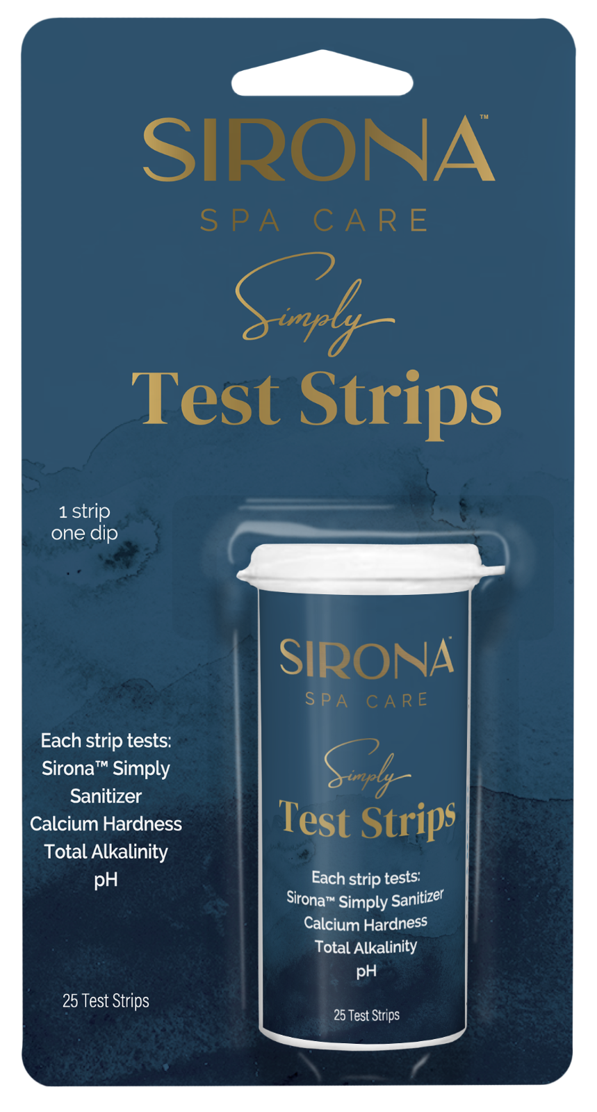 Sirona Simply Test Strips (25 per bottle) (2 Pack)