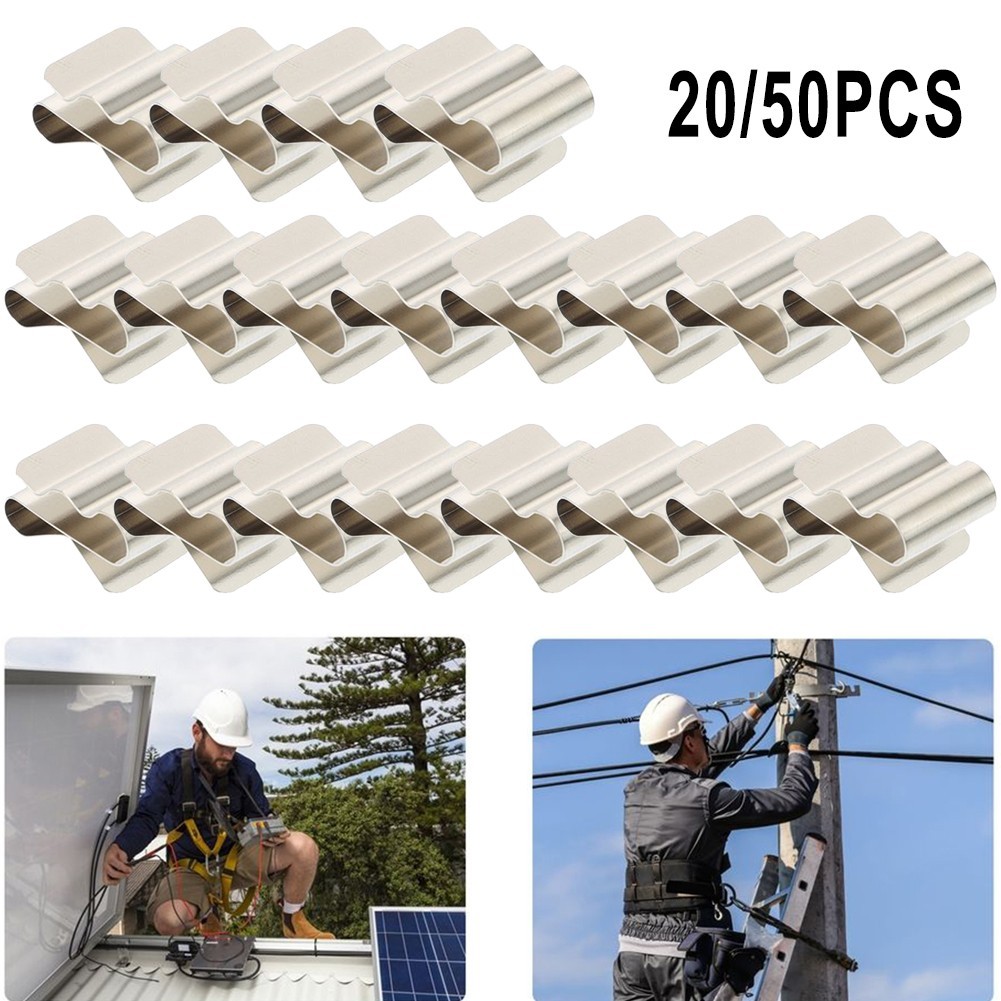Cable Clips Solar Cable Fastener Solar Cable Organizer Stainless Steel