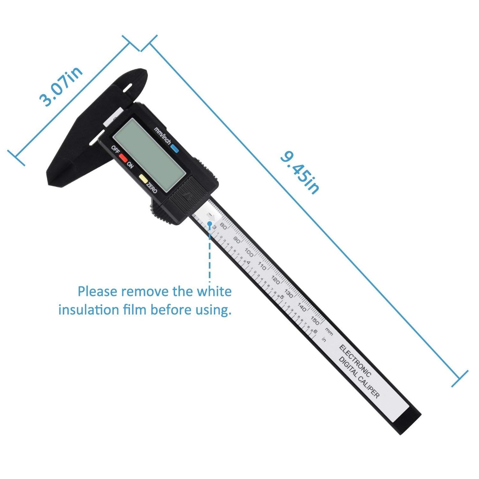 0-6 Inch Digital Caliper Measuring Tool Electronic Micrometer Caliper