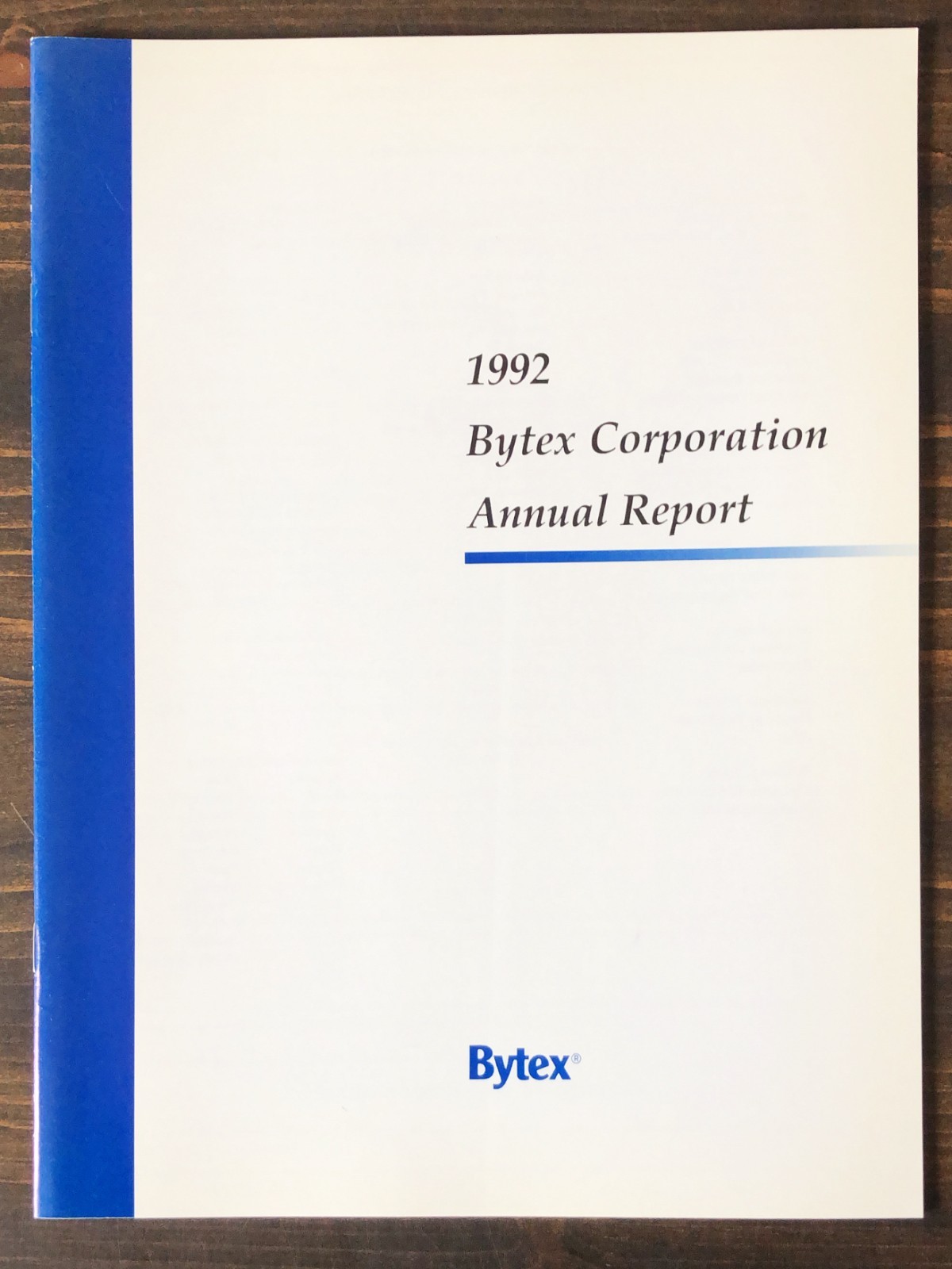 1992 Bytex Annual Report