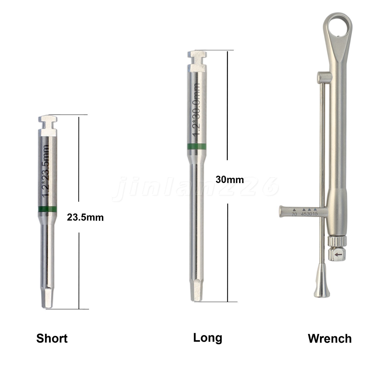 Universal Implant Prosthetic Kit Dental Torque Wrench Screwdriver Latch Driver