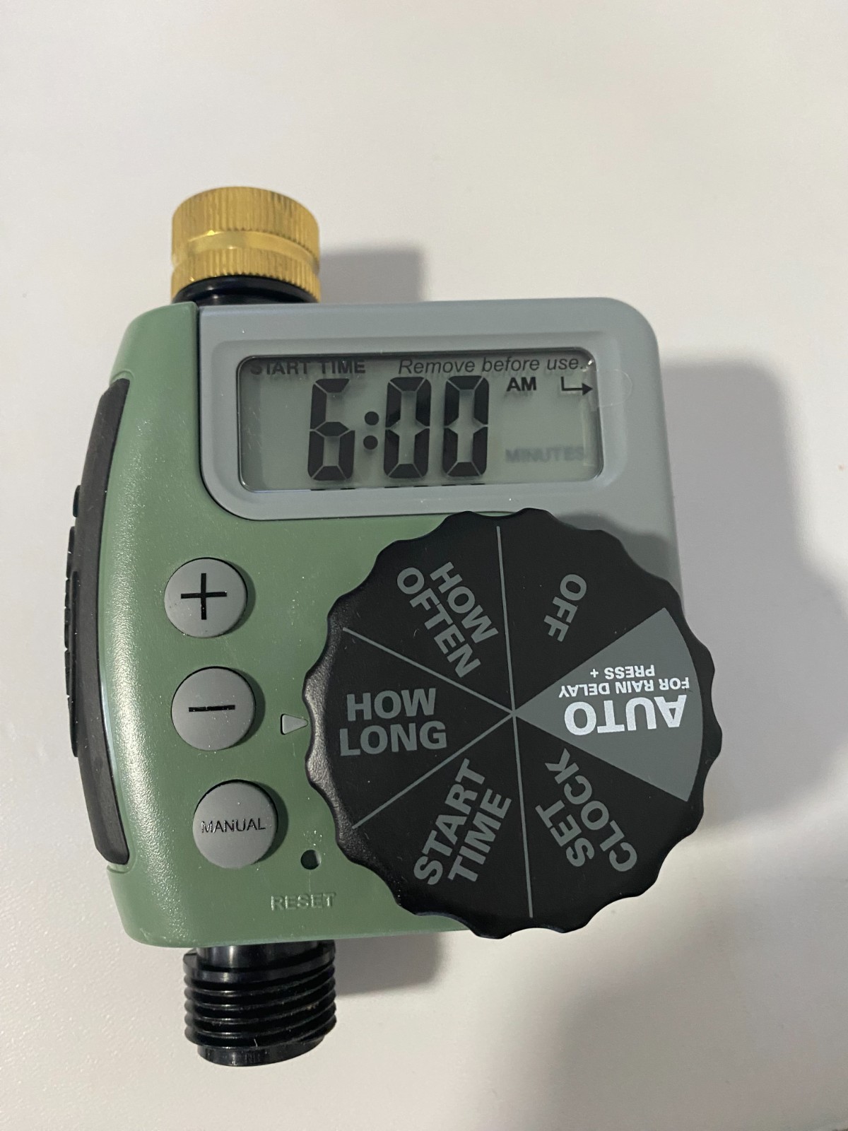 Orbit 62056 1 Port Digital Hose Faucet Timer Automatic Sprinkler (Need two AA ba