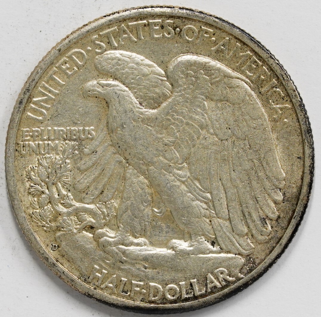 1943-D Walking Liberty Half Dollar