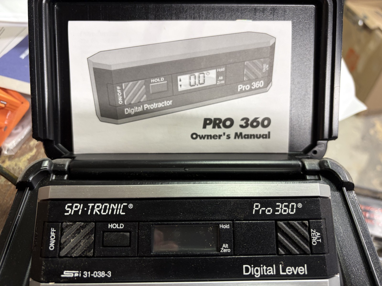 SPI Combination Protractor & Inclinometer: 0.10 ° Resolution, Digital