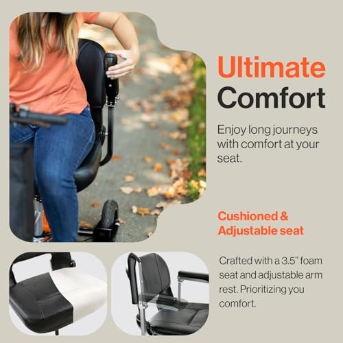 2BAT - SuperHandy 3 Wheel Folding Mobility Scooter GUT140