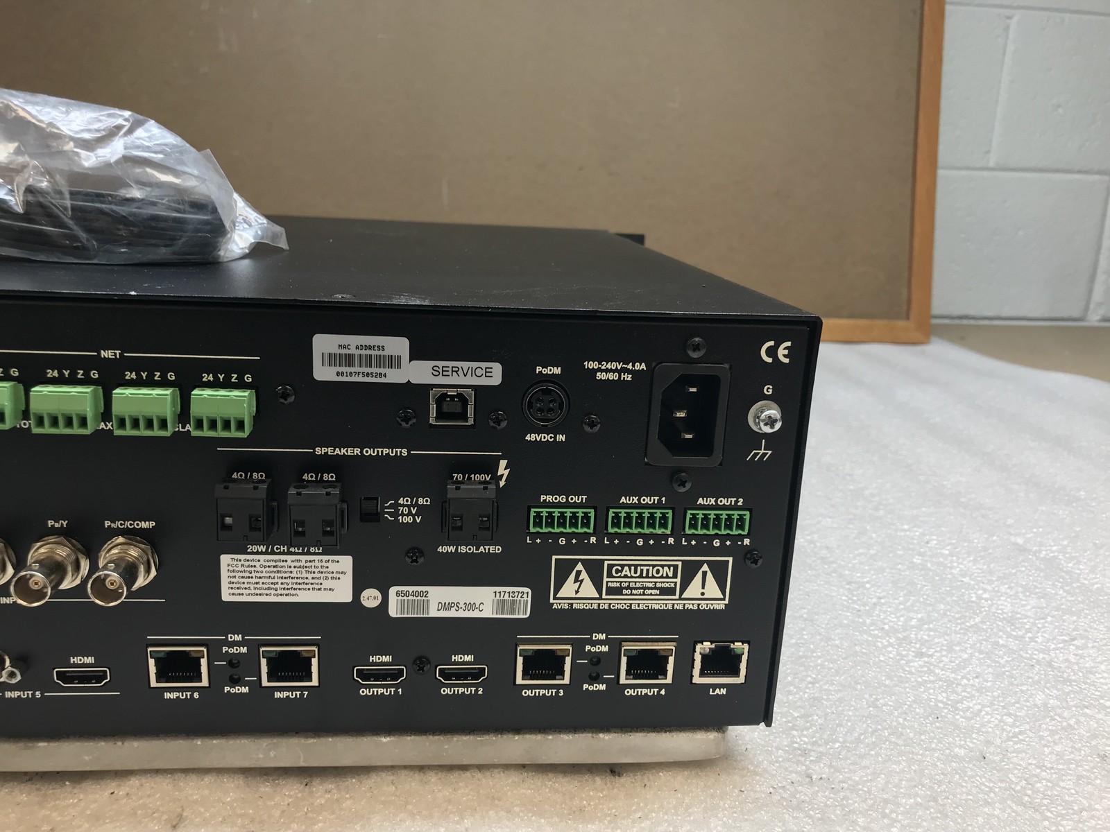 Crestron DMPS-300-C 3-Series Digital Media Presentation System