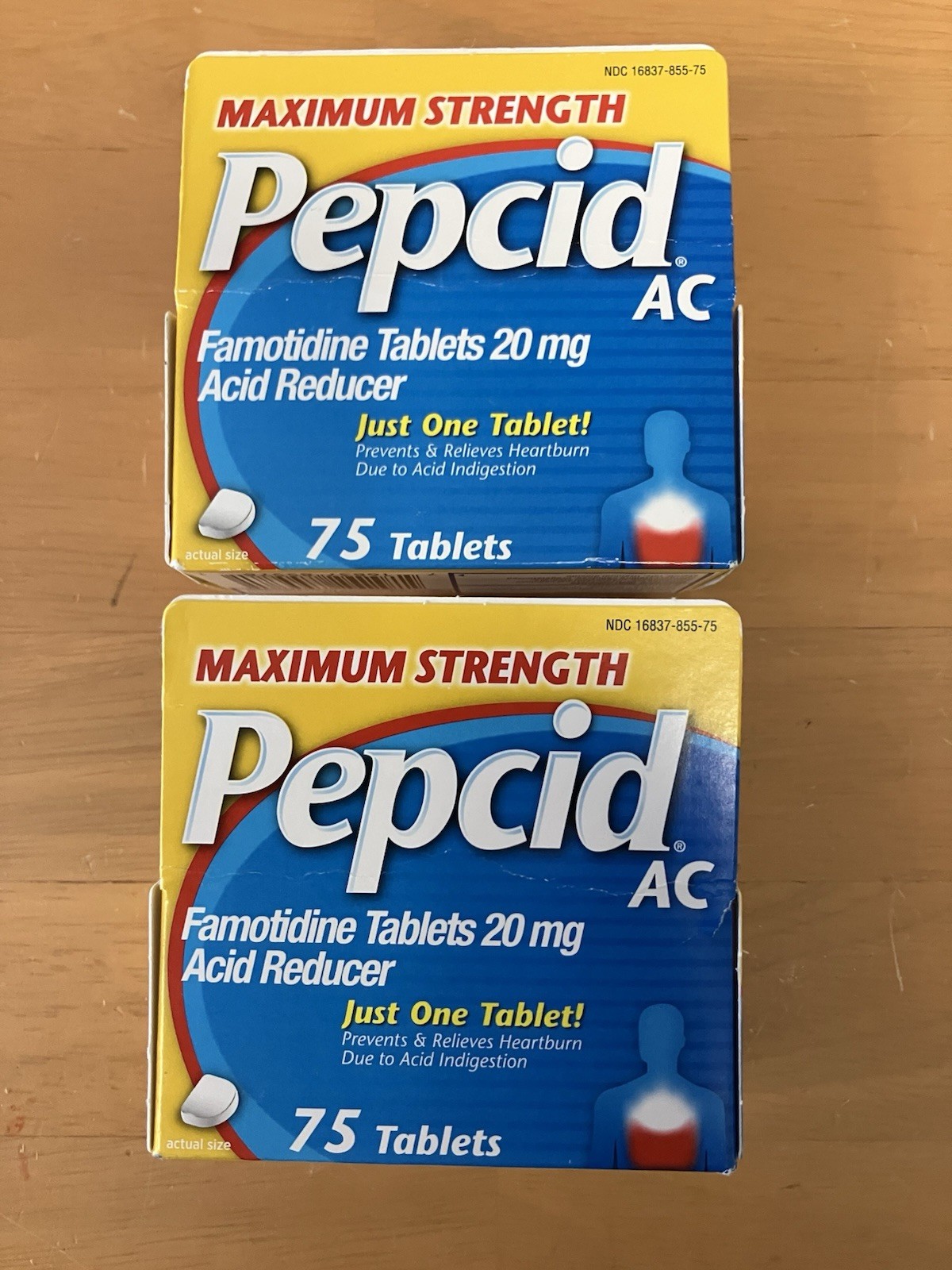 2-pk, PEPCID AC Maximum Strength 20mg Acid Reducer, 150 Tablets, Exp. 03/2028