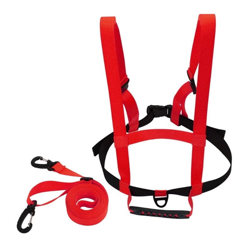 Snowboard Training Harness Ski Training Strap with Leash Handle Removable